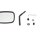 Black Replica Swivel Mirror with Short Stem for Harley-Davidson