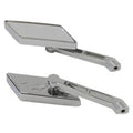 Parallelogram Mirror Set Chrome for Harley-Davidson