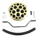 Wyatt Gatling Brass Drilled Air Cleaner for Harley-Davidson