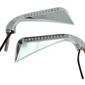 Chrome Evil Eye LED Mirror Set for Harley-Davidson