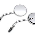 Mini Round Mirror Set Chrome for Harley-Davidson