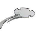 Kaiser Mirror with Billet Sickle Stem for Harley-Davidson