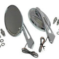 Chrome Billet Mirror Set for Harley-Davidson
