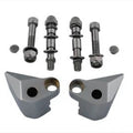 Chrome Mirror Mount Block for Harley-Davidson