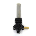 Black Petcock with Right Outlet and Nut for Harley-Davidson