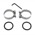 Chrome Intake Manifold Clamp Set for Harley-Davidson