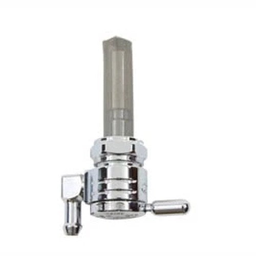 Chrome Sifton Ball Petcock with Downward Outlet and Nut for Harley-Davidson