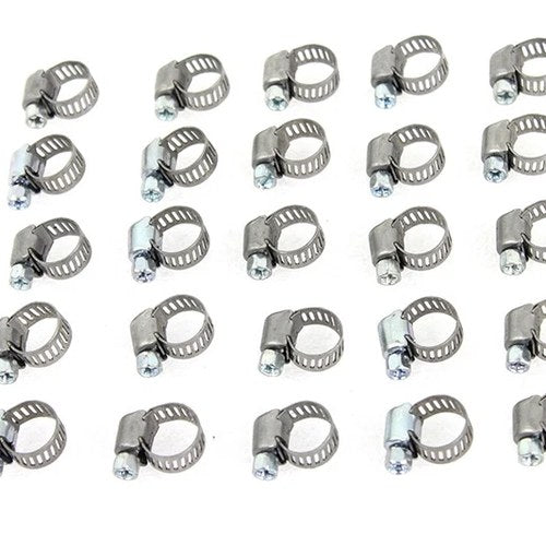 Stainless Steel Worm Clamp with Phillips Screw for Harley-Davidson