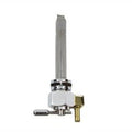 Pingel Metric Hex Petcock Down Spigot with Nut Polished for Harley-Davidson
