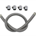 Braided Fuel Line Kit Stainless Steel for Harley-Davidson
