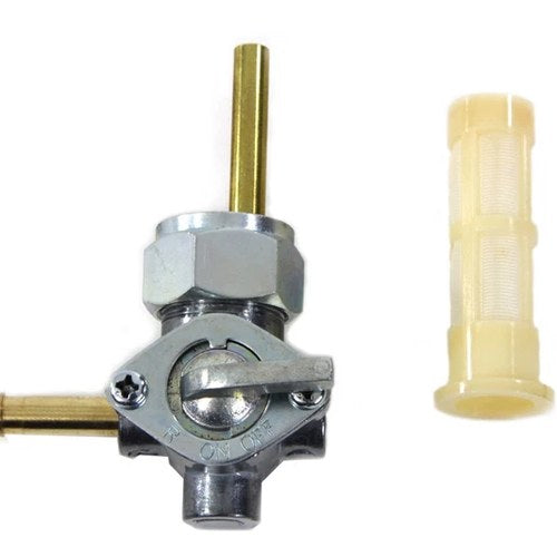 Alloy Petcock with Nut and 90� Left Outlet for Harley-Davidson