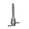 Pingel Metric Smooth Petcock Left Spigot with Nut Chrome for Harley-Davidson