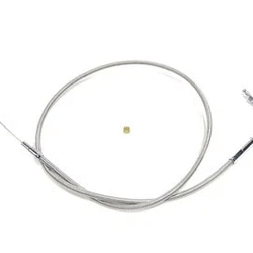 34.875 inch Braided Stainless Steel Idle Cable for Harley-Davidson