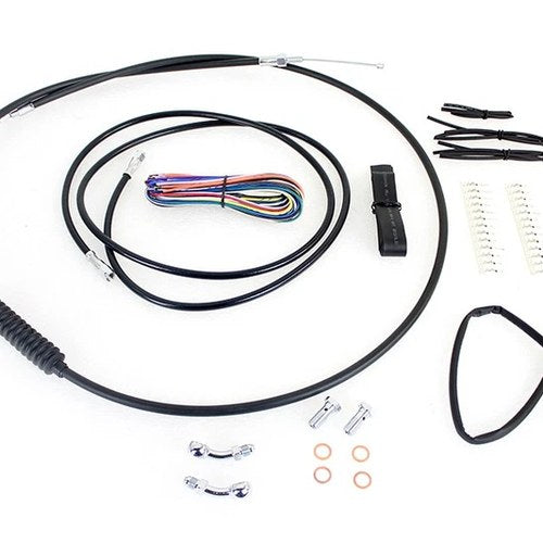12 inch-14 inch Handlebar Cable and Brake Line Kit for Harley-Davidson