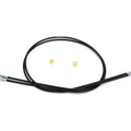 Black Throttle and Idle Cable Set with 45� Elbow Fitting for Harley-Davidson