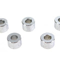 Chrome Spacers 3/8 inch x 3/4 inch x 1/2 inch for Harley-Davidson