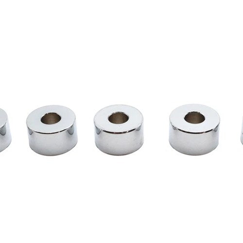 Chrome Spacers 1/2 inch x 5/8 inch x 1-1/4 inch for Harley-Davidson