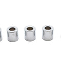 Chrome Spacers 3/8 inch X 3/4 inch X 3/4 inch for Harley-Davidson