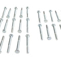 Hex Cap Bolts Zinc 1/4 inch X 2-1/4 inch for Harley-Davidson