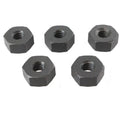 Parkerized Hex Nuts 1/4 inch-20 for Harley-Davidson