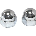 Chrome Axle Nut Kit Acorn Style for Harley-Davidson
