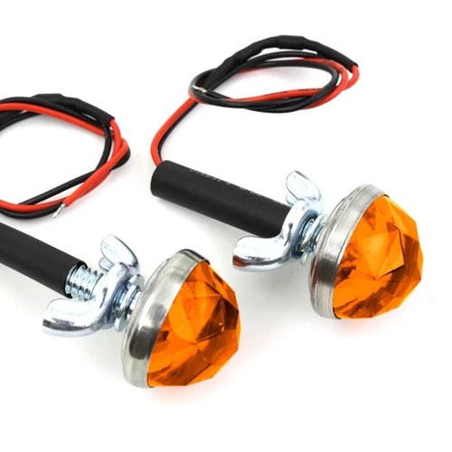 Amber LED Reflector Set for Harley-Davidson