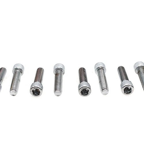 Allen Socket Cap Bolt Knurled Chrome 3/8 inch X 1-1/2 inch for Harley-Davidson