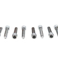 Allen Socket Cap Bolt Knurled Chrome 3/8 inch X 1-1/2 inch for Harley-Davidson