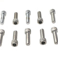 Allen Socket Cap Bolt Knurled Chrome 5/16 inch X 1 inch for Harley-Davidson