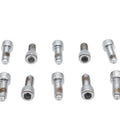 Allen Socket Cap Bolt Knurled Chrome 1/4 inch x 5/8 inch for Harley-Davidson