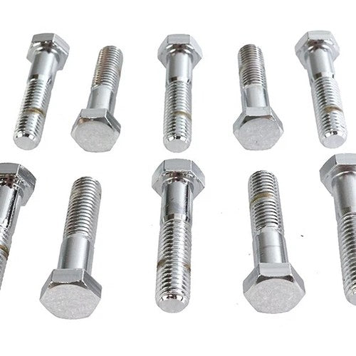 Hex Cap Bolts Chrome 1/2-13 X 2-1/4 inch for Harley-Davidson