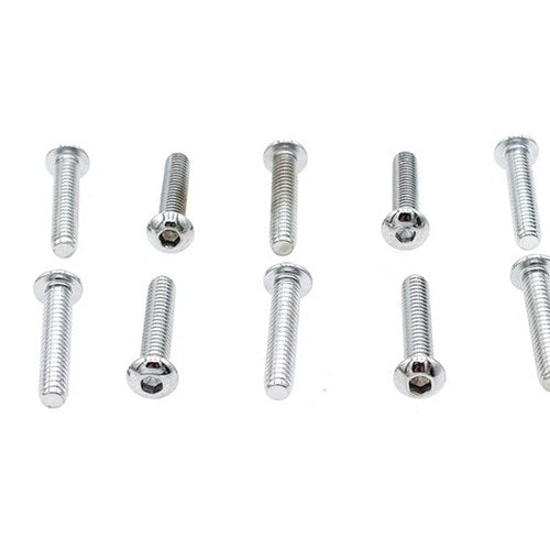 Allen Button Head Screws Chrome 1/4 inch X 1-1/2 inch for Harley-Davidson