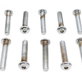 Allen Button Head Screws Chrome 5/16 inch X 1-3/4 inch for Harley-Davidson