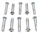 Allen Button Head Screws Chrome 3/8 inch X 2 inch for Harley-Davidson