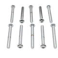 Allen Button Head Screws Chrome 1/4 inch X 2-1/4 inch for Harley-Davidson