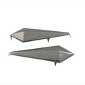 Spear Saddlebag Spots Nickel for Harley-Davidson