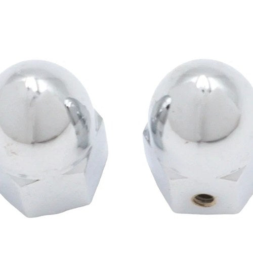 Acorn Valve Stem Cover Set Chrome for Harley-Davidson