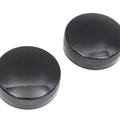 Replica Eaton Style Gas Cap Set Vented Black for Harley-Davidson