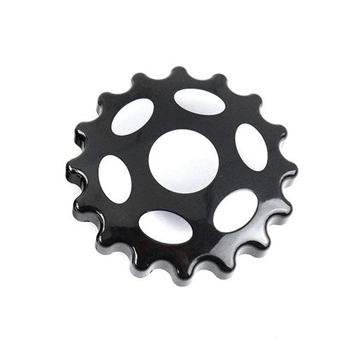 Sprocket Gas Cap Vented Black for Harley-Davidson