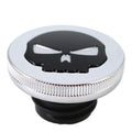 Chrome Skull Gas Cap for Harley-Davidson