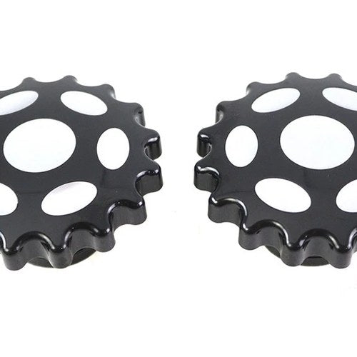 Sprocket Gas Cap Vented and Non-Vented Black for Harley-Davidson