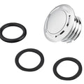 Slot Pop Up Vented Gas Cap Chrome for Harley-Davidson