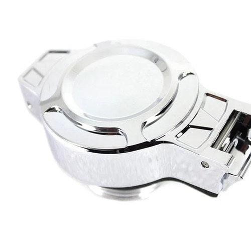 Flip Up Gas Cap Non-Vented Chrome for Harley-Davidson