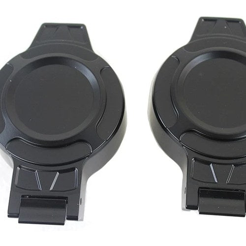 Flip Up Gas Cap Set Black for Harley-Davidson