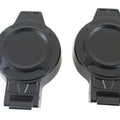 Flip Up Gas Cap Set Black for Harley-Davidson