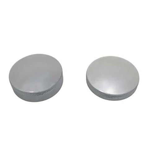 Gas and Oil Cap Set Chrome for Harley-Davidson