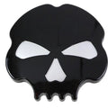 Skull Left Side Gas Cap Black for Harley-Davidson