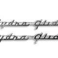 Front Fender inchHydra Glide inch Emblem Set for Harley-Davidson