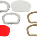 Dash Panel Lens Rim Set Raw for Harley-Davidson