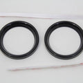 2 inch Gauge Bezel Cover Kit with a Black Finish for Harley-Davidson
